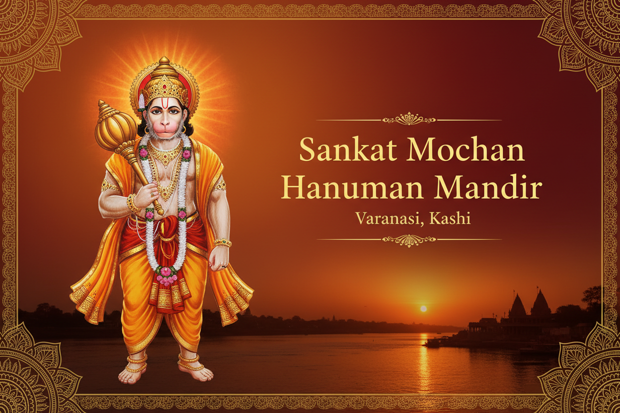 Sankat Mochan Hanuman Temple Banner