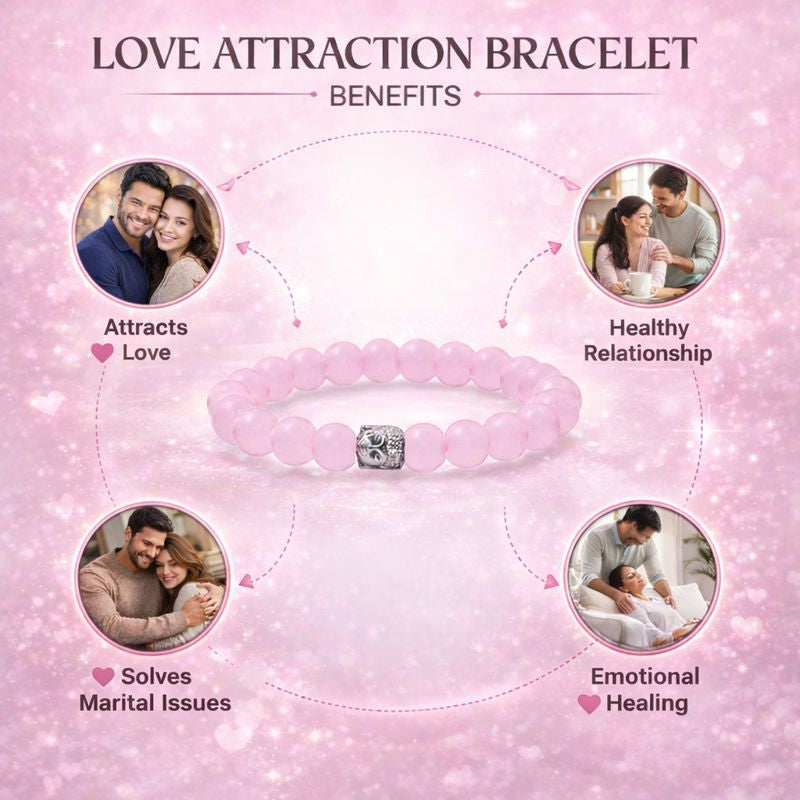 Love Attraction Bracelet (Original Rose Quartz